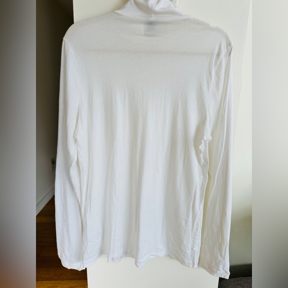 J. Crew Women's Classic White Turtleneck Sweater - Picture 4 of 4